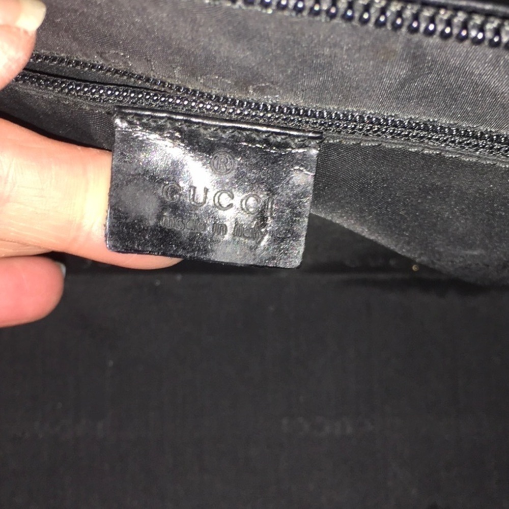 Vintage Gucci Black Patent Leather Bag - Picture 10 of 10